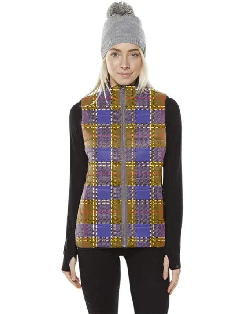 Balfour Modern Tartan Plaid Puffer Vest