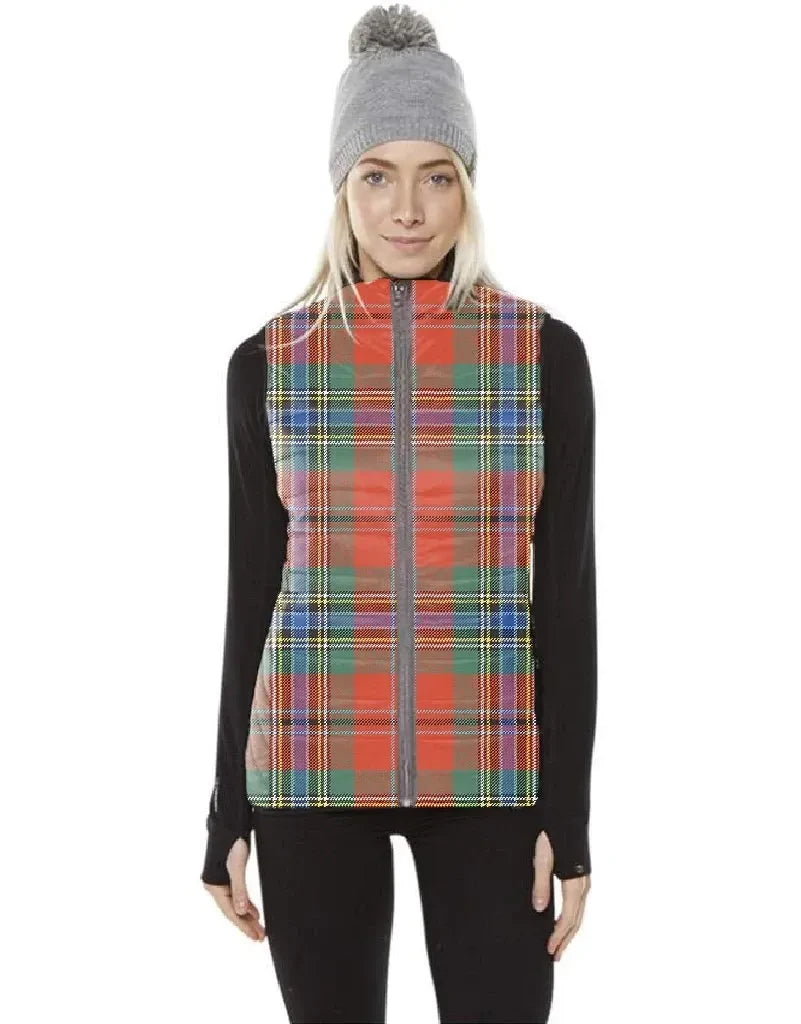 MacLean of Duart Ancient Tartan Plaid Puffer Vest