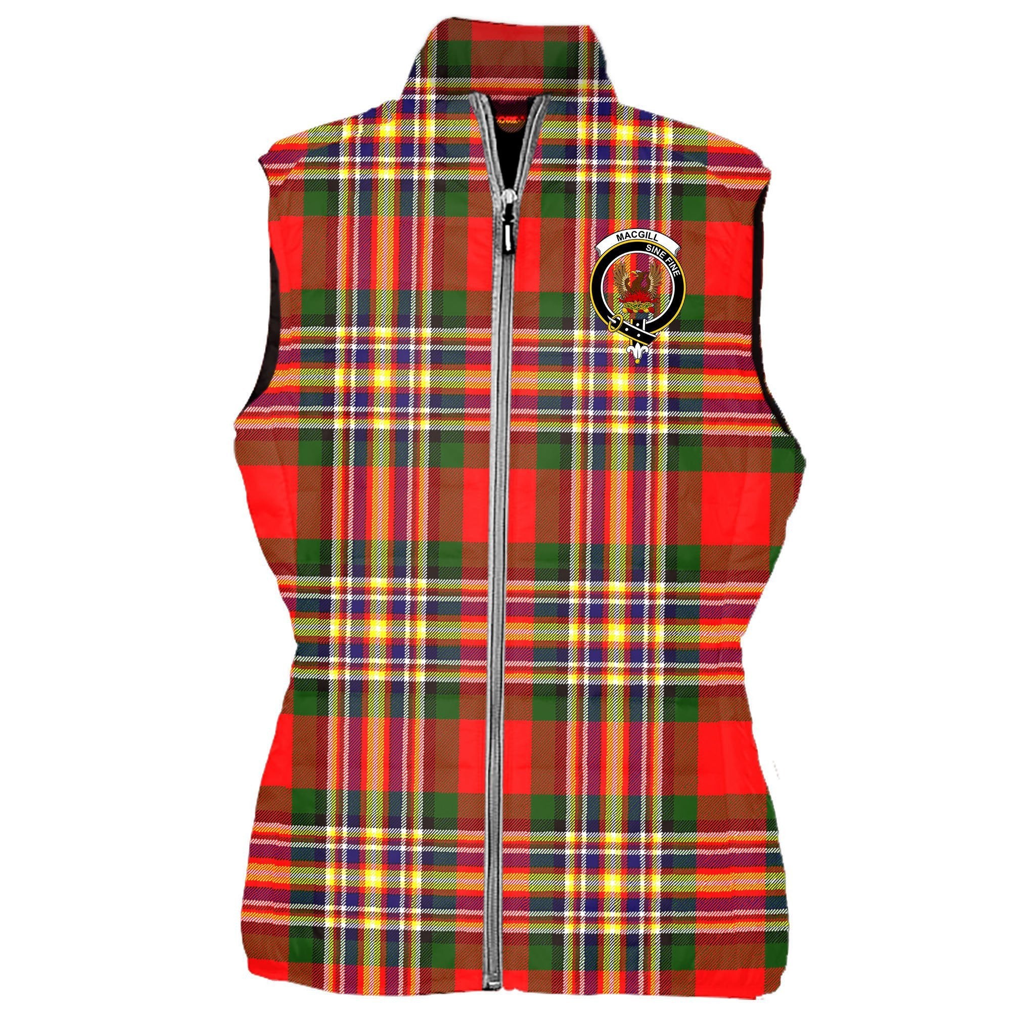 MacGill (Makgill) Tartan Crest Puffer Vest