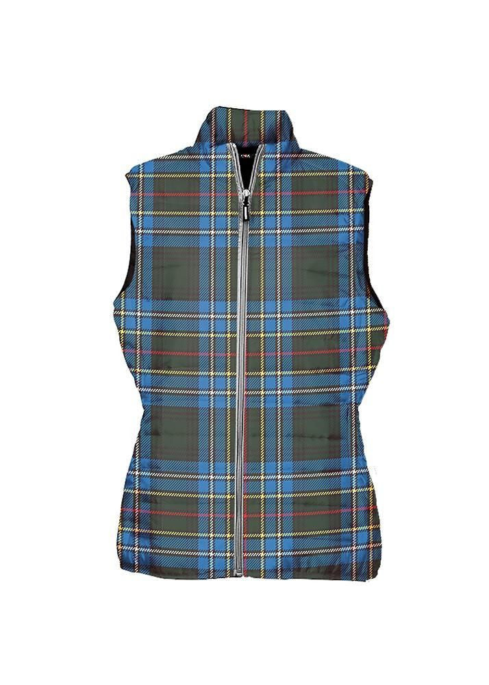 Cockburn Modern Tartan Plaid Puffer Vest