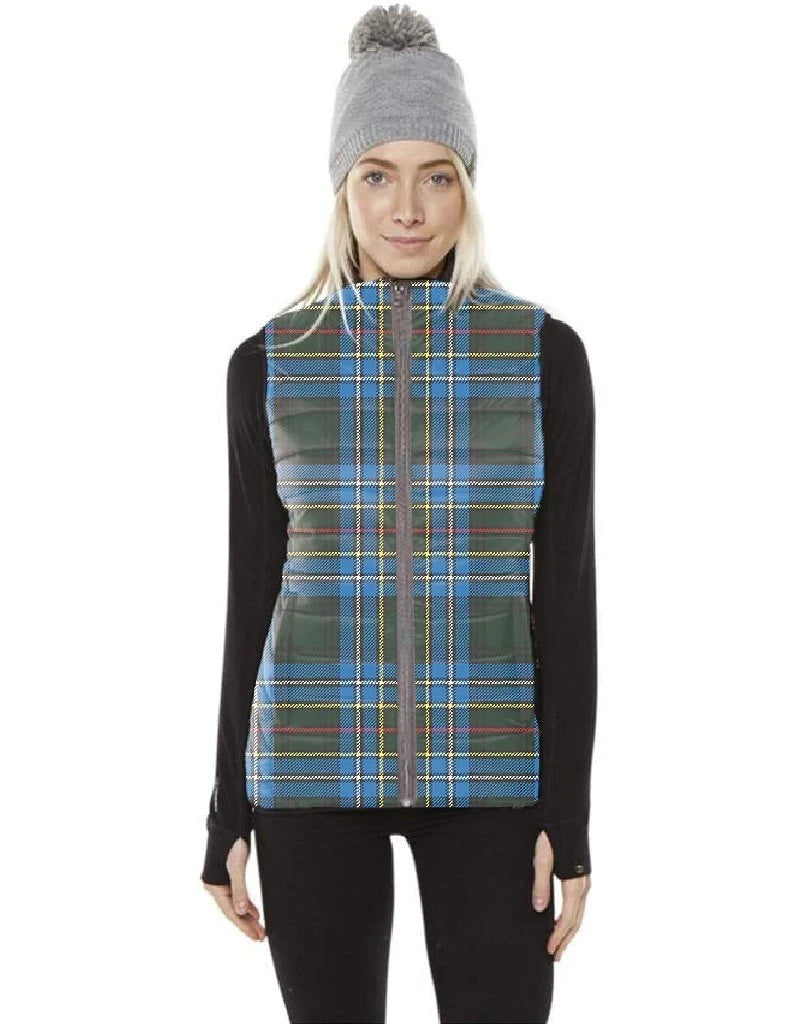 Cockburn Modern Tartan Plaid Puffer Vest