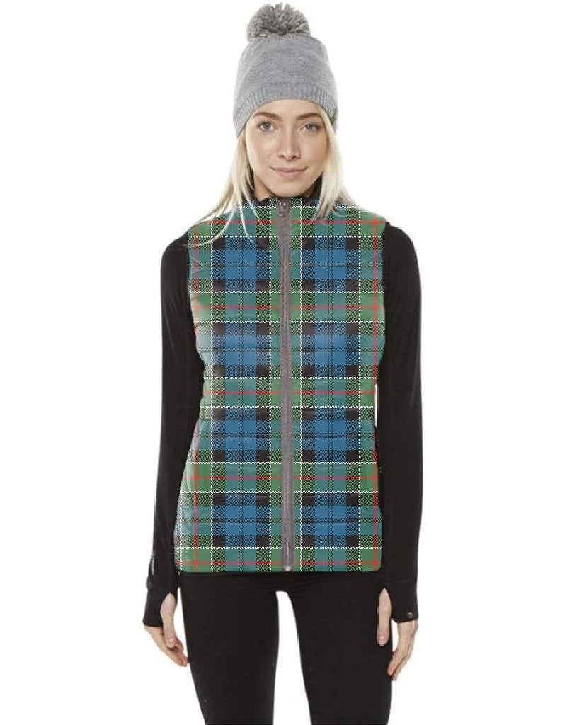 Colquhoun Ancient Tartan Plaid Puffer Vest