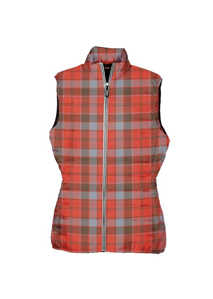 Robertson Weathered Ancient Tartan Plaid Puffer Vest