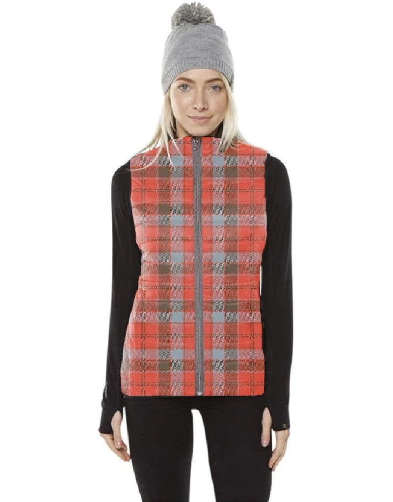 Robertson Weathered Ancient Tartan Plaid Puffer Vest