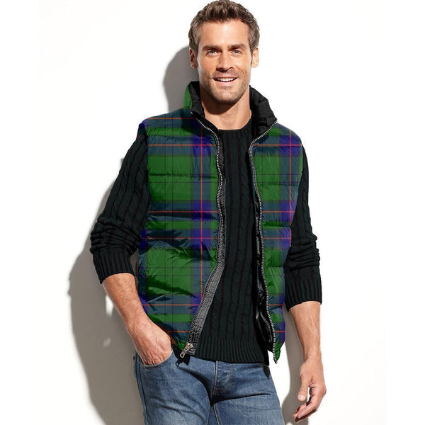 Lockhart Modern Tartan Plaid Puffer Vest