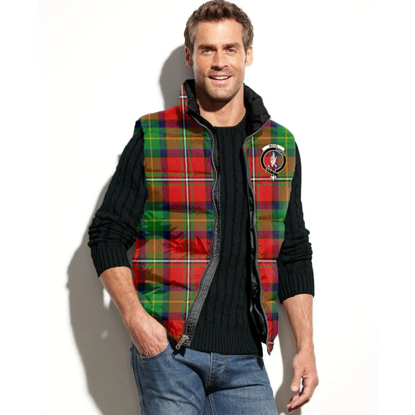 Boyd Tartan Crest Puffer Vest