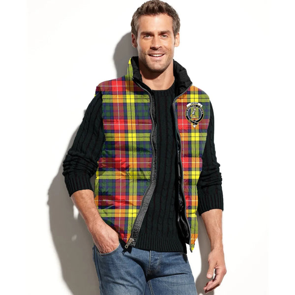 Dewar Tartan Crest Puffer Vest