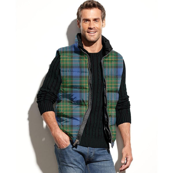 MacLaren Ancient Tartan Plaid Puffer Vest