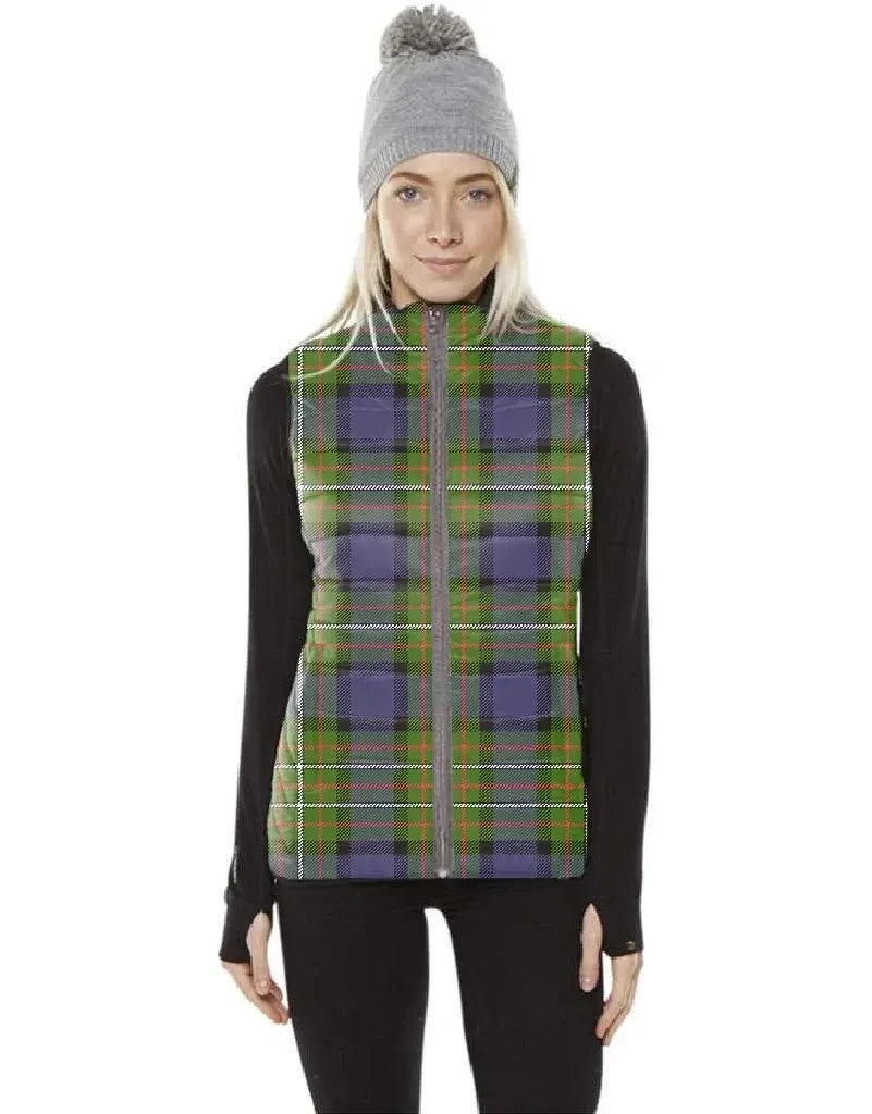 Fergusson Modern Tartan Plaid Puffer Vest