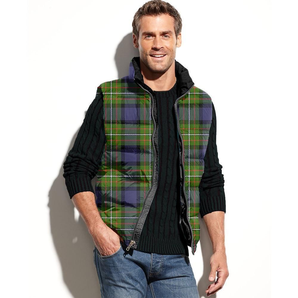 Fergusson Modern Tartan Plaid Puffer Vest