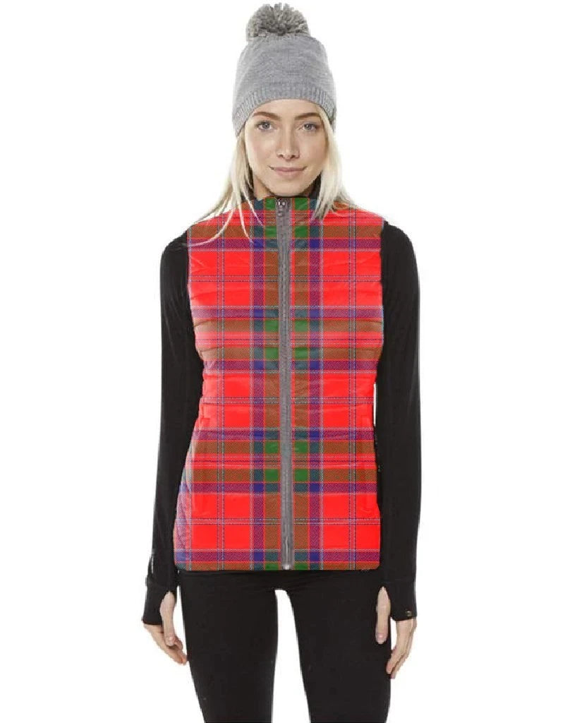 MacGillivray Modern Tartan Plaid Puffer Vest