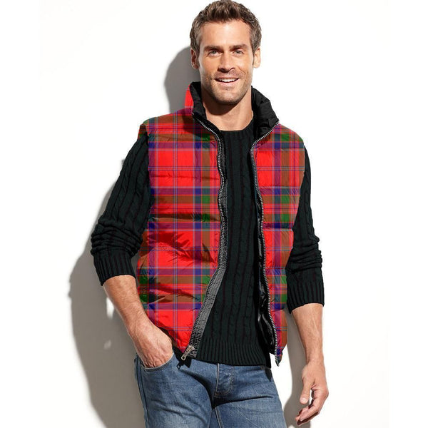 MacGillivray Modern Tartan Plaid Puffer Vest