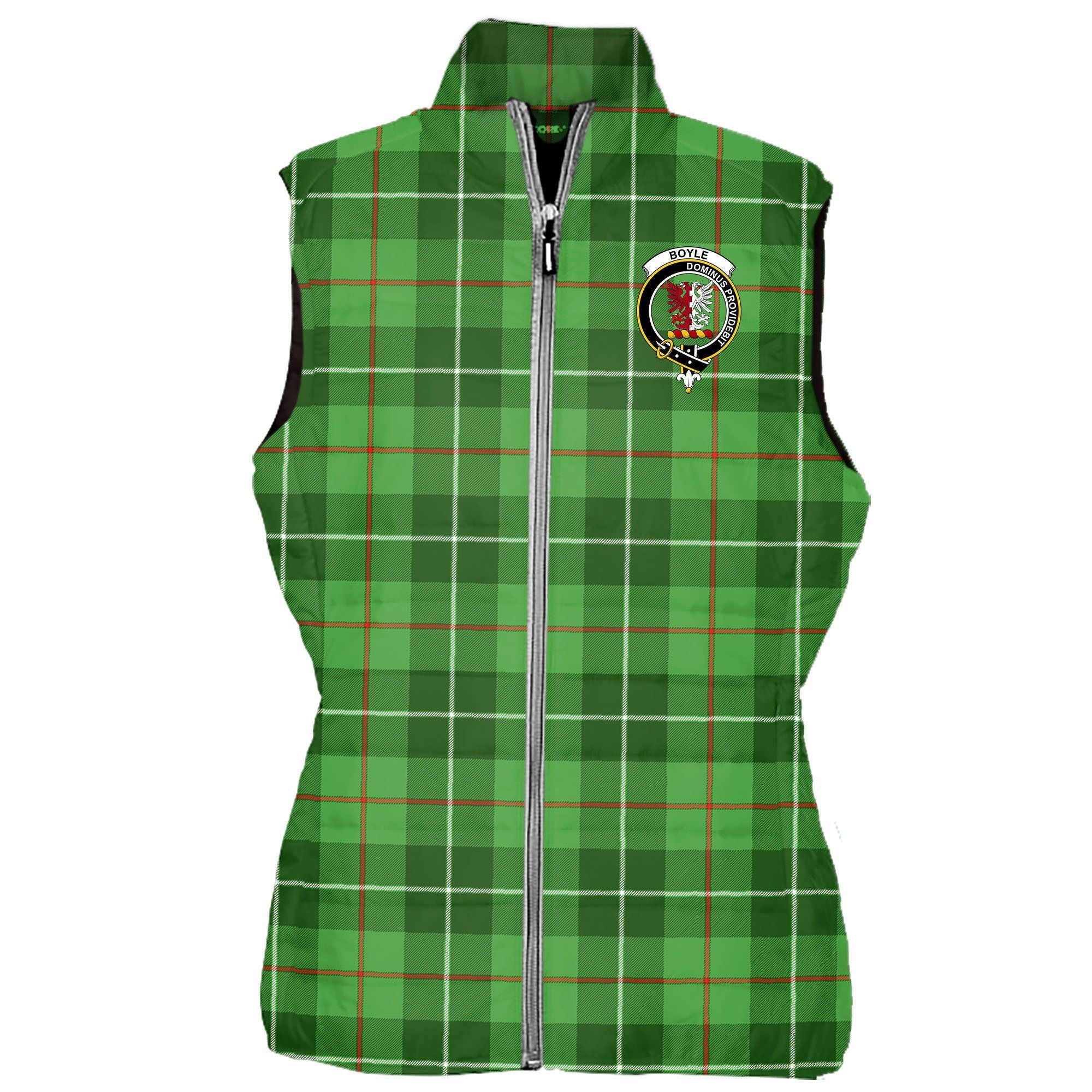 Boyle Tartan Crest Puffer Vest