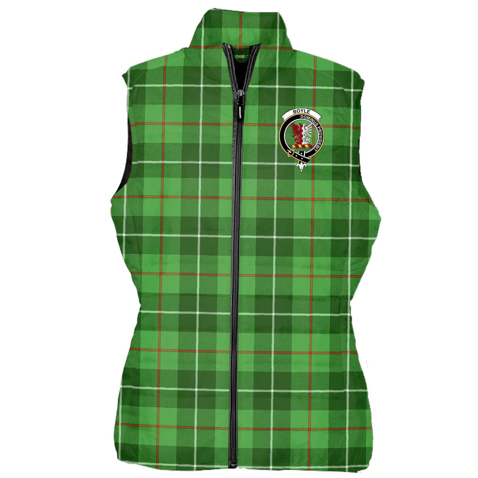 Boyle Tartan Crest Puffer Vest