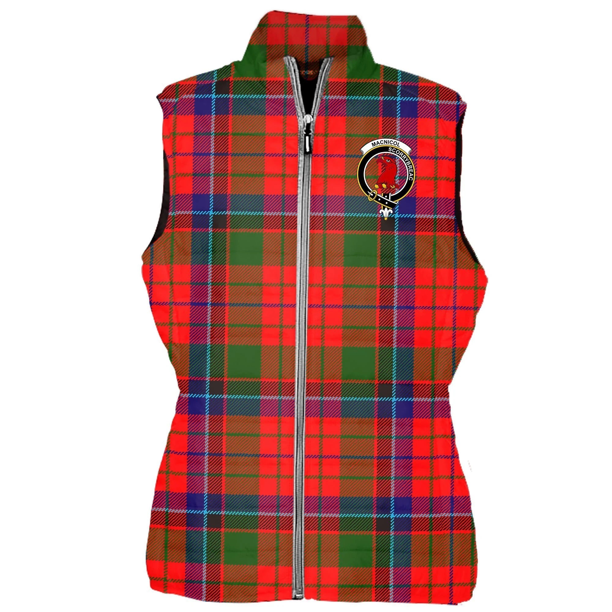 MacNicol (of Scorrybreac) Tartan Crest Puffer Vest