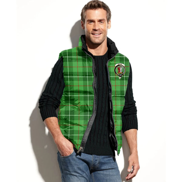 Boyle Tartan Crest Puffer Vest