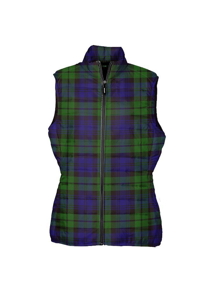 Campbell Modern Tartan Plaid Puffer Vest