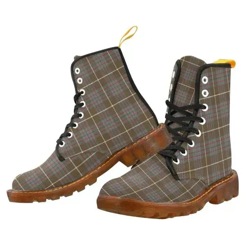 MacIntyre Hunting Weathered Tartan Plaid Martin Boot