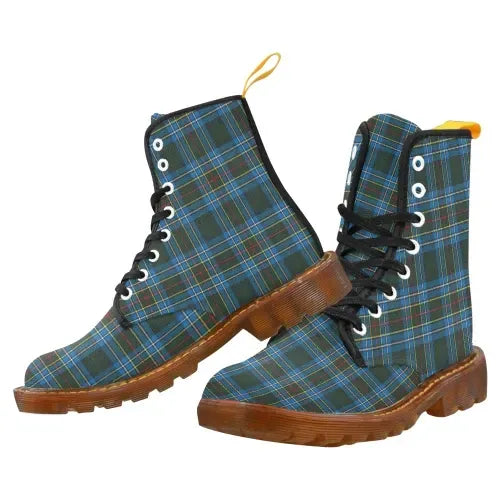 Cockburn Modern Tartan Plaid Martin Boot