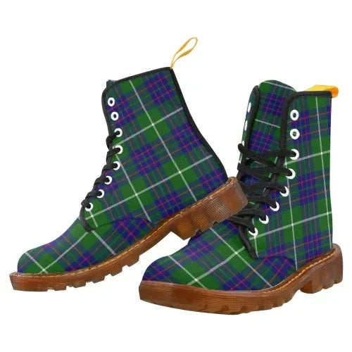 MacIntyre Hunting Modern Tartan Plaid Martin Boot