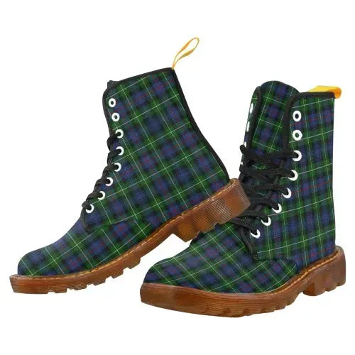 MacKenzie Modern Tartan Plaid Martin Boot