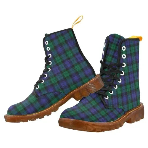 Blackwatch Modern Tartan Plaid Martin Boot