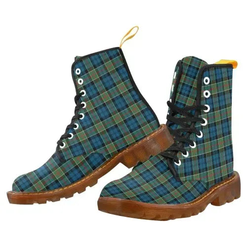 Colquhoun Ancient Tartan Plaid Martin Boot