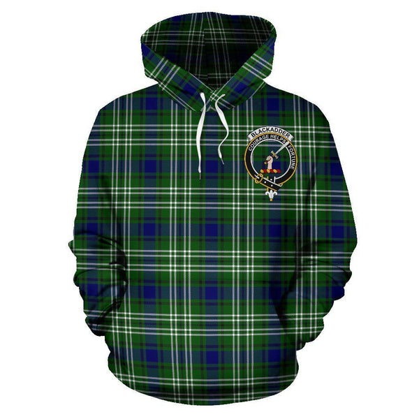 Blackadder Clan Hoodie, Scottish Tartan Clans Hoodie Crest Style