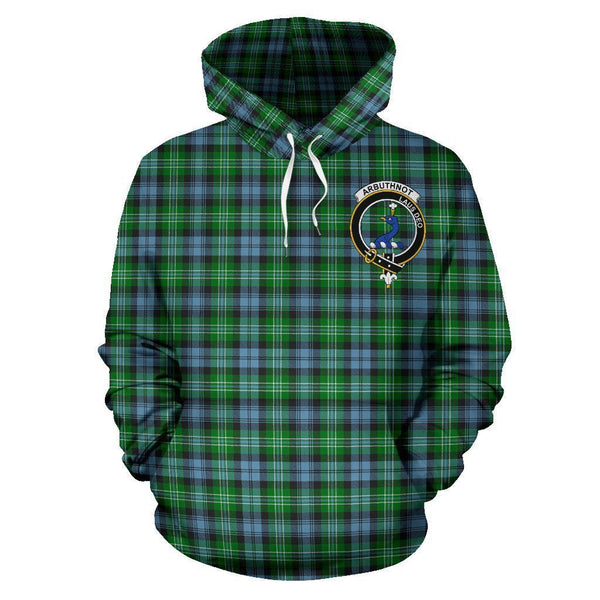 Arbuthnott Clan Hoodie, Scottish Tartan Clans Hoodie Crest Style