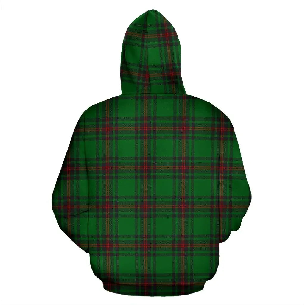 Beveridge Clan Hoodie, Scottish Tartan Clans Hoodie Crest Style