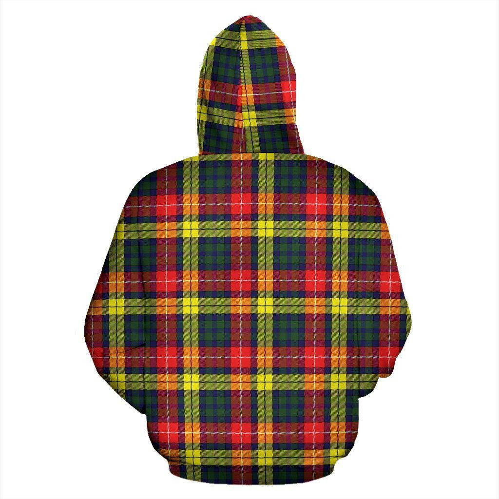 Buchan Clan Hoodie, Scottish Tartan Clans Hoodie Crest Style