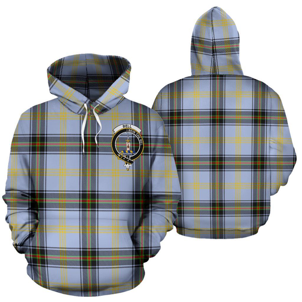 Bell Of The Borders Clan Hoodie, Scottish Tartan Clans Hoodie Crest Style