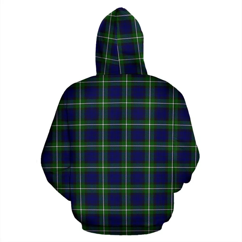 Bannerman Clan Hoodie, Scottish Tartan Clans Hoodie Crest Style