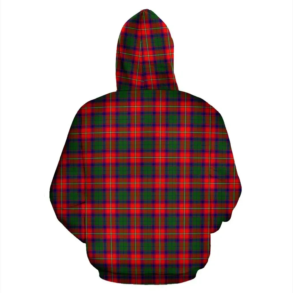 Belshes Tartan Clan Hoodie, Scottish Tartan Clans Hoodie Crest Style