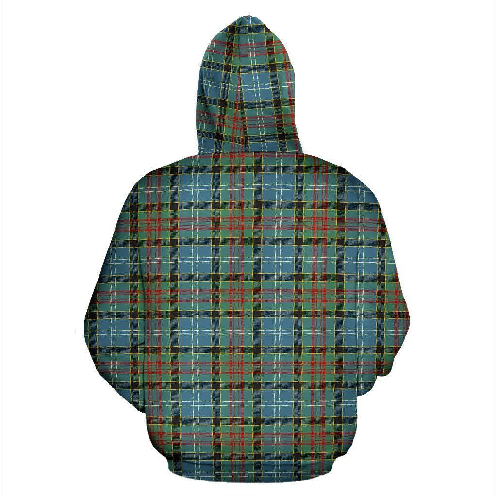 Brisbane Clan Hoodie, Scottish Tartan Clans Hoodie Crest Style