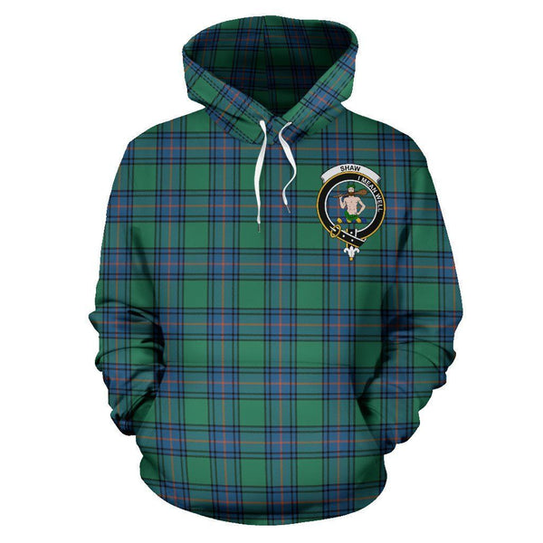 Shaw Of Sauchie Clan Hoodie, Scottish Tartan Clans Hoodie Crest Style