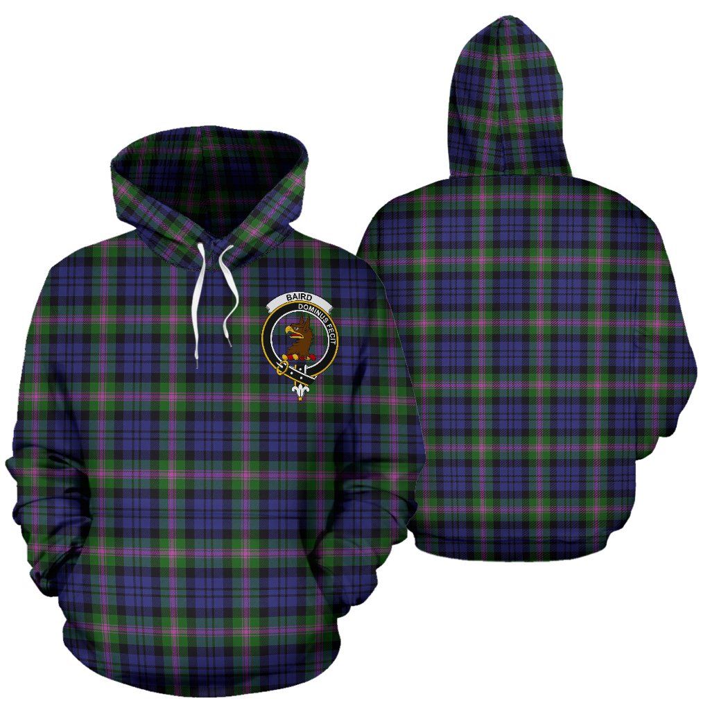 Baird Clan Hoodie, Scottish Tartan Clans Hoodie Crest Style