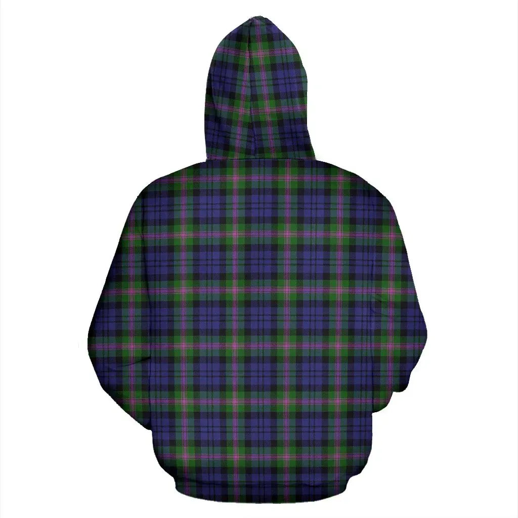 Baird Clan Hoodie, Scottish Tartan Clans Hoodie Crest Style