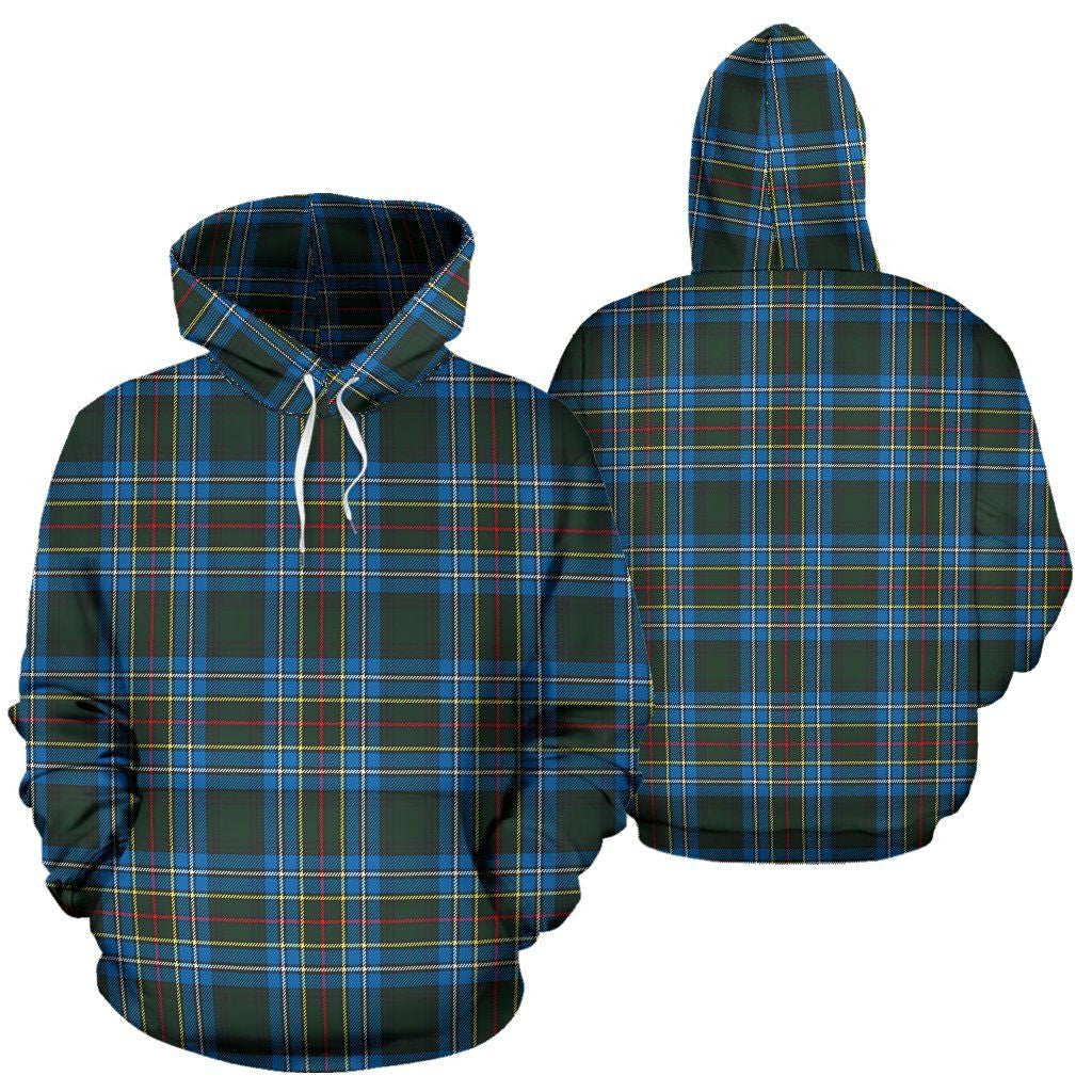 Cockburn Modern Clan Hoodie, Scottish Tartan Cockburn Modern Clans Hoodie Classic Style