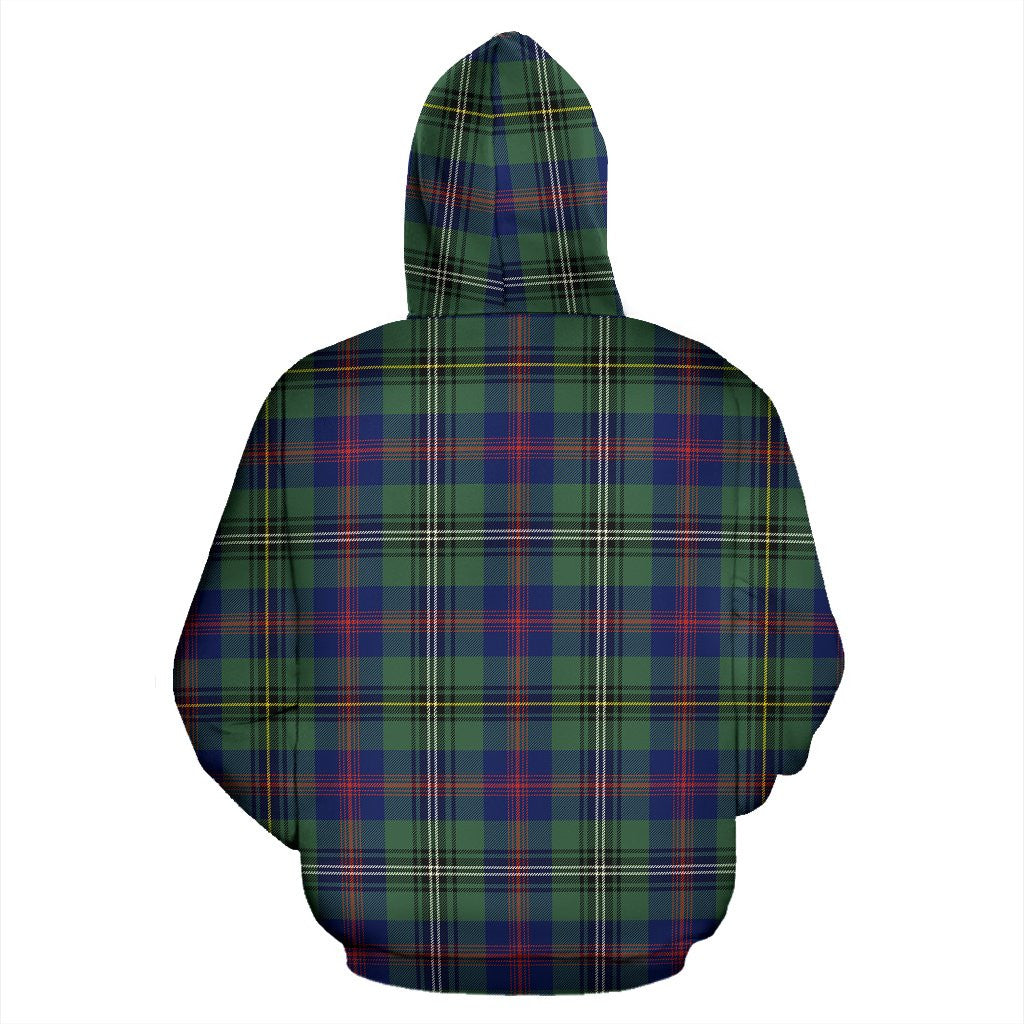 Wood Modern Clan Hoodie, Scottish Tartan Wood Modern Clans Hoodie Classic Style