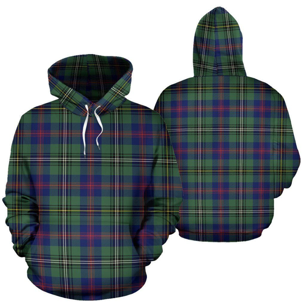 Wood Modern Clan Hoodie, Scottish Tartan Wood Modern Clans Hoodie Classic Style