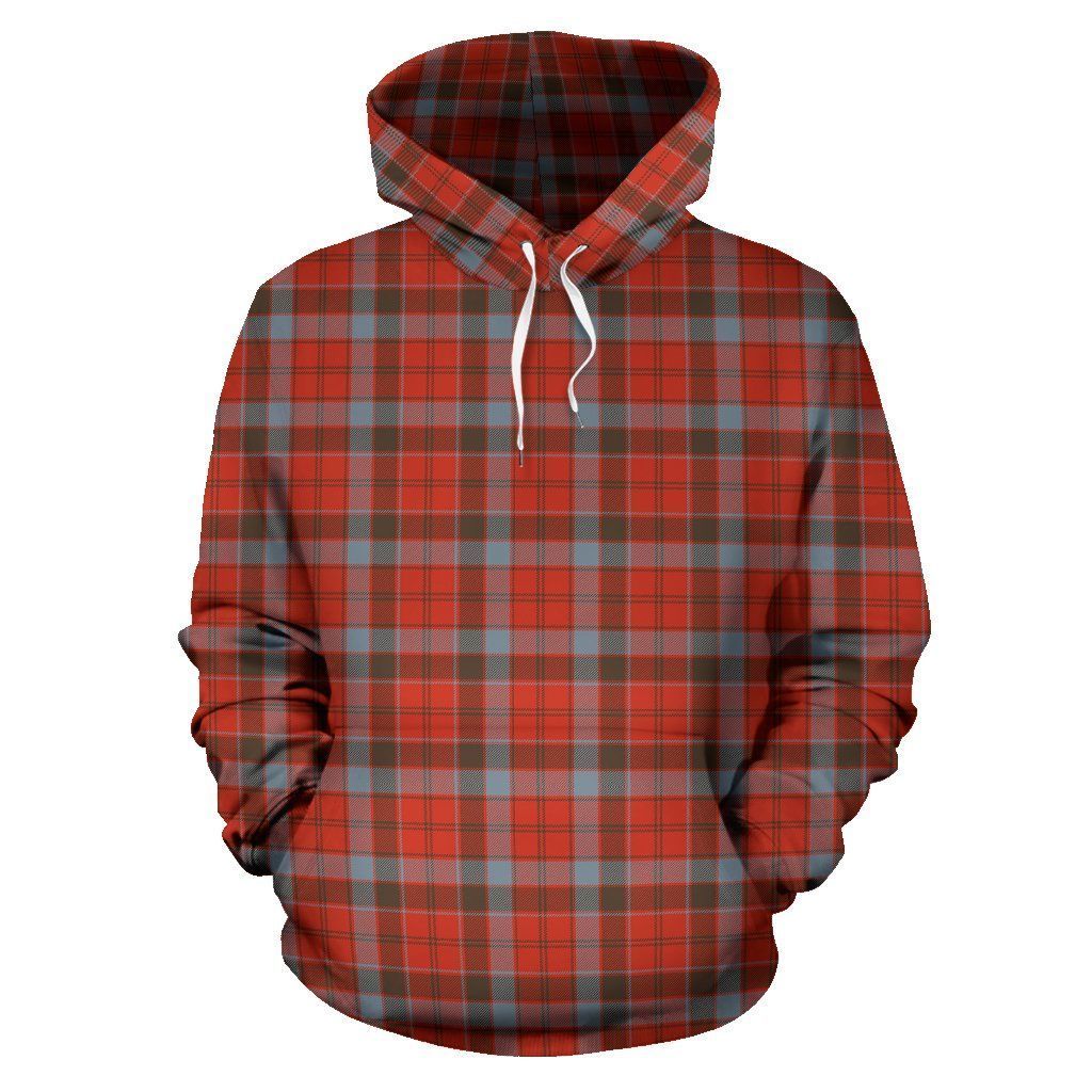 Robertson Weathered Clan Hoodie, Scottish Tartan Robertson Weathered Clans Hoodie Classic Style