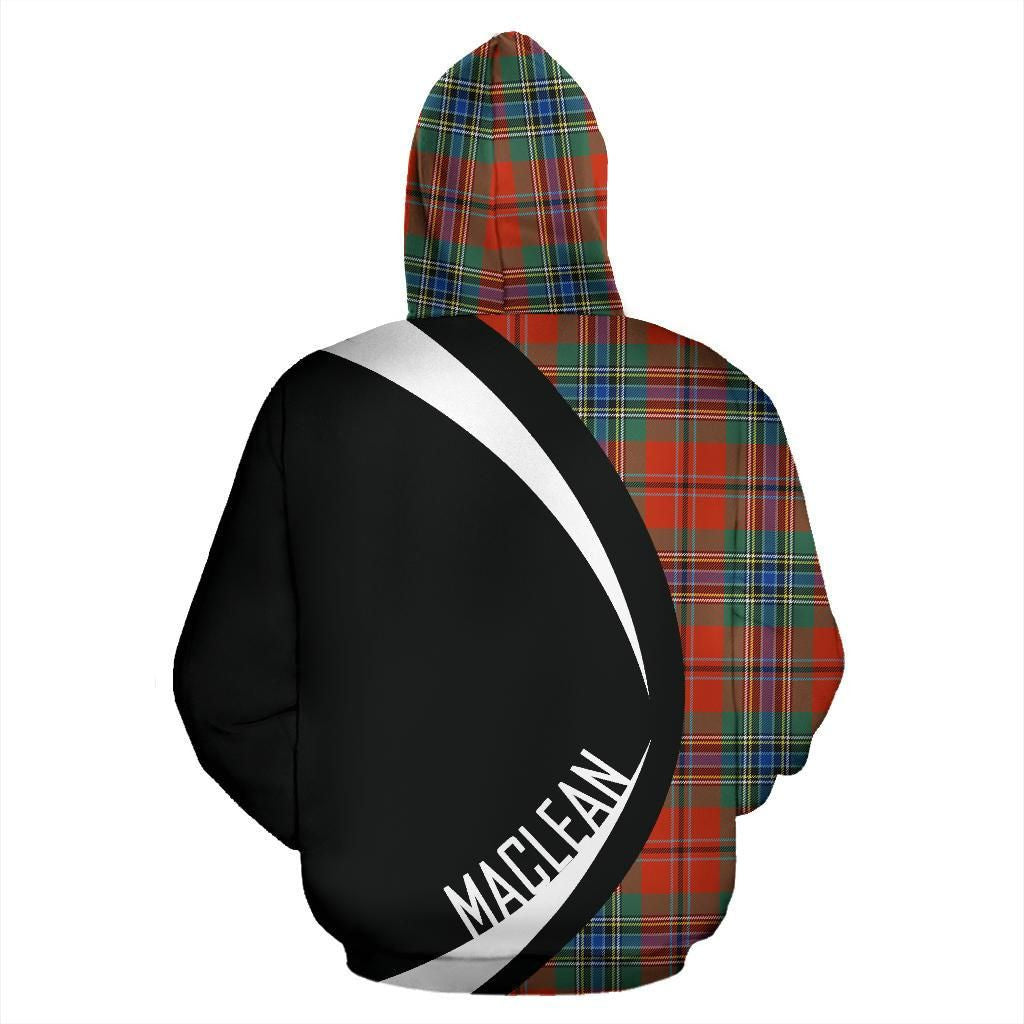 MacLean of Duart Ancient Clan Hoodie, Scottish Tartan MacLean of Duart Ancient Clans Hoodie Circle Style