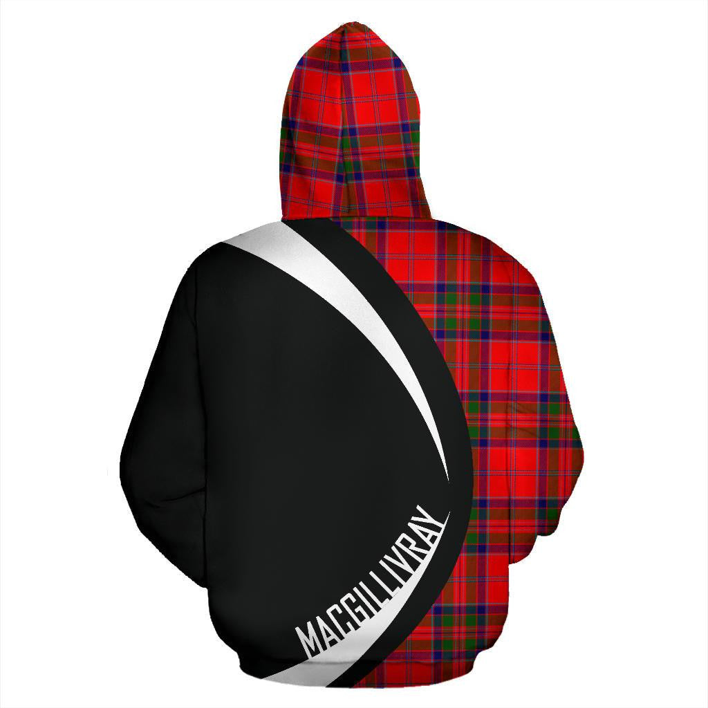 MacGillivray Modern Clan Hoodie, Scottish Tartan MacGillivray Modern Clans Hoodie Circle Style