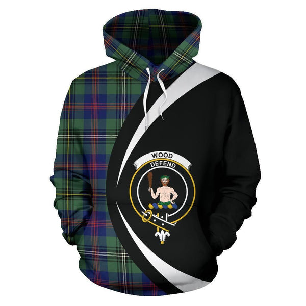 Wood Modern.jpg Clan Hoodie, Scottish Tartan Wood Modern.jpg Clans Hoodie Circle Style