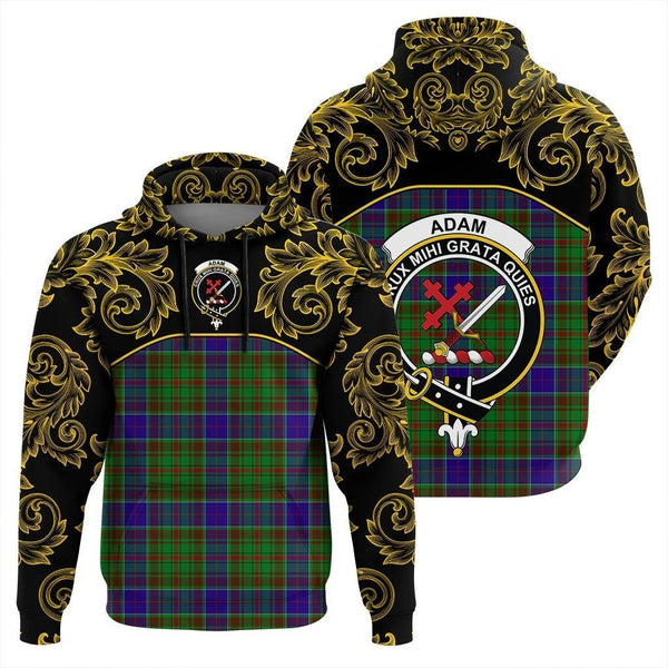 Adam Clan Hoodie, Scottish Tartan Adam Clans Hoodie Empire Style