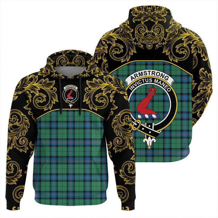Armstrong Ancient Clan Hoodie, Scottish Tartan Armstrong Ancient Clans Hoodie Empire Style