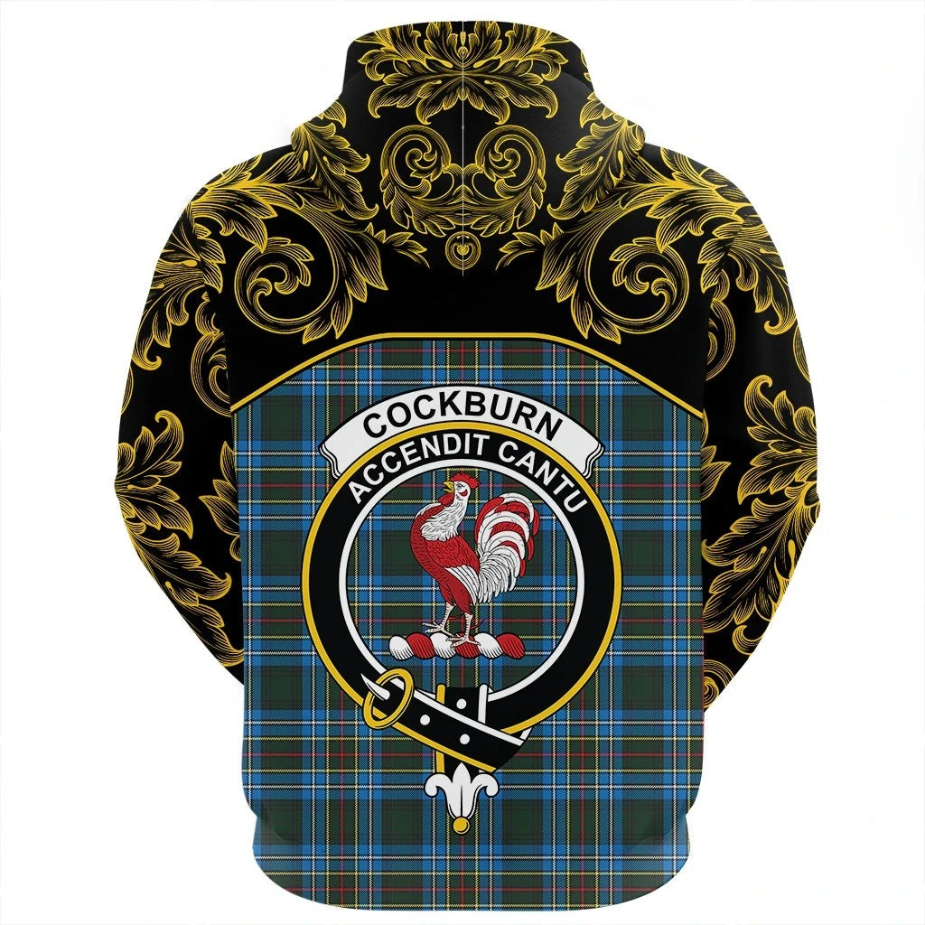 Cockburn Modern Clan Hoodie, Scottish Tartan Cockburn Modern Clans Hoodie Empire Style