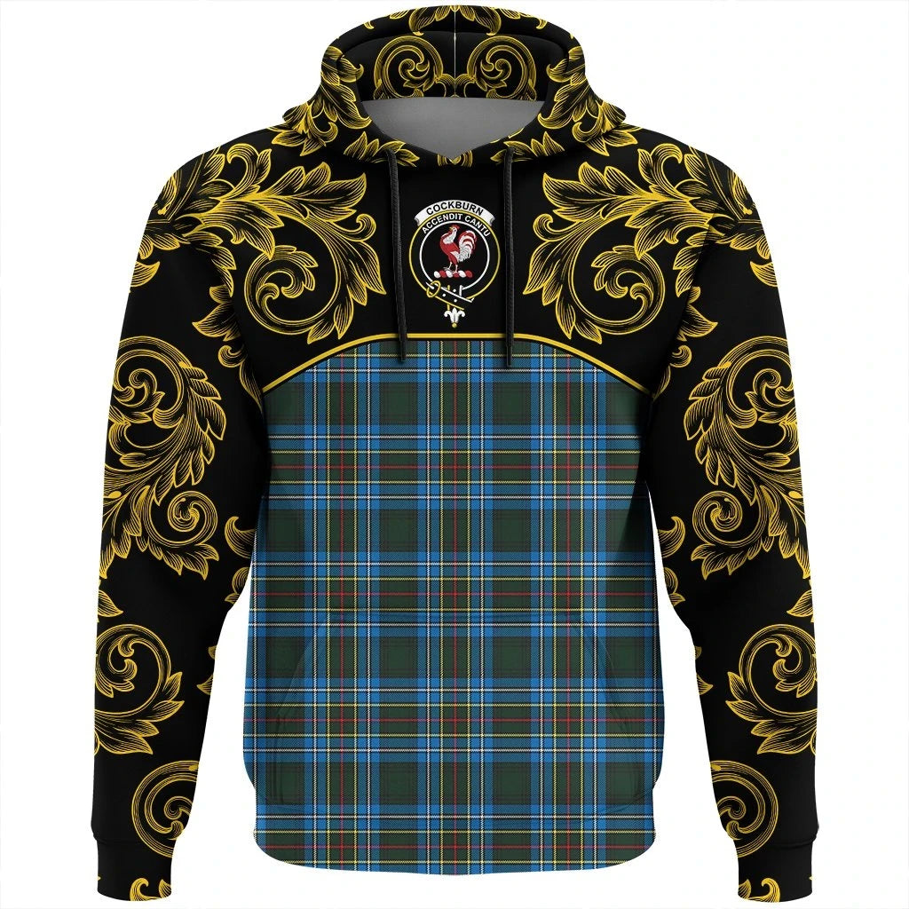 Cockburn Modern Clan Hoodie, Scottish Tartan Cockburn Modern Clans Hoodie Empire Style