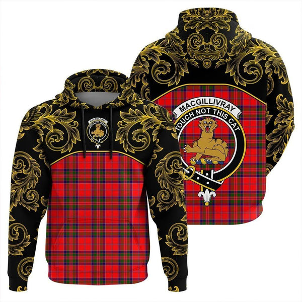 MacGillivray Modern Clan Hoodie, Scottish Tartan MacGillivray Modern Clans Hoodie Empire Style